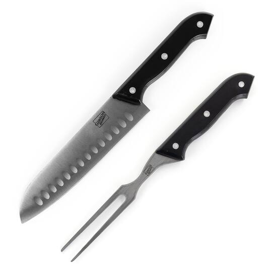 Gibson Home® Wildcraft 15-Piece Stainless Steel Cutlery Set with Pinewood Cutting Board